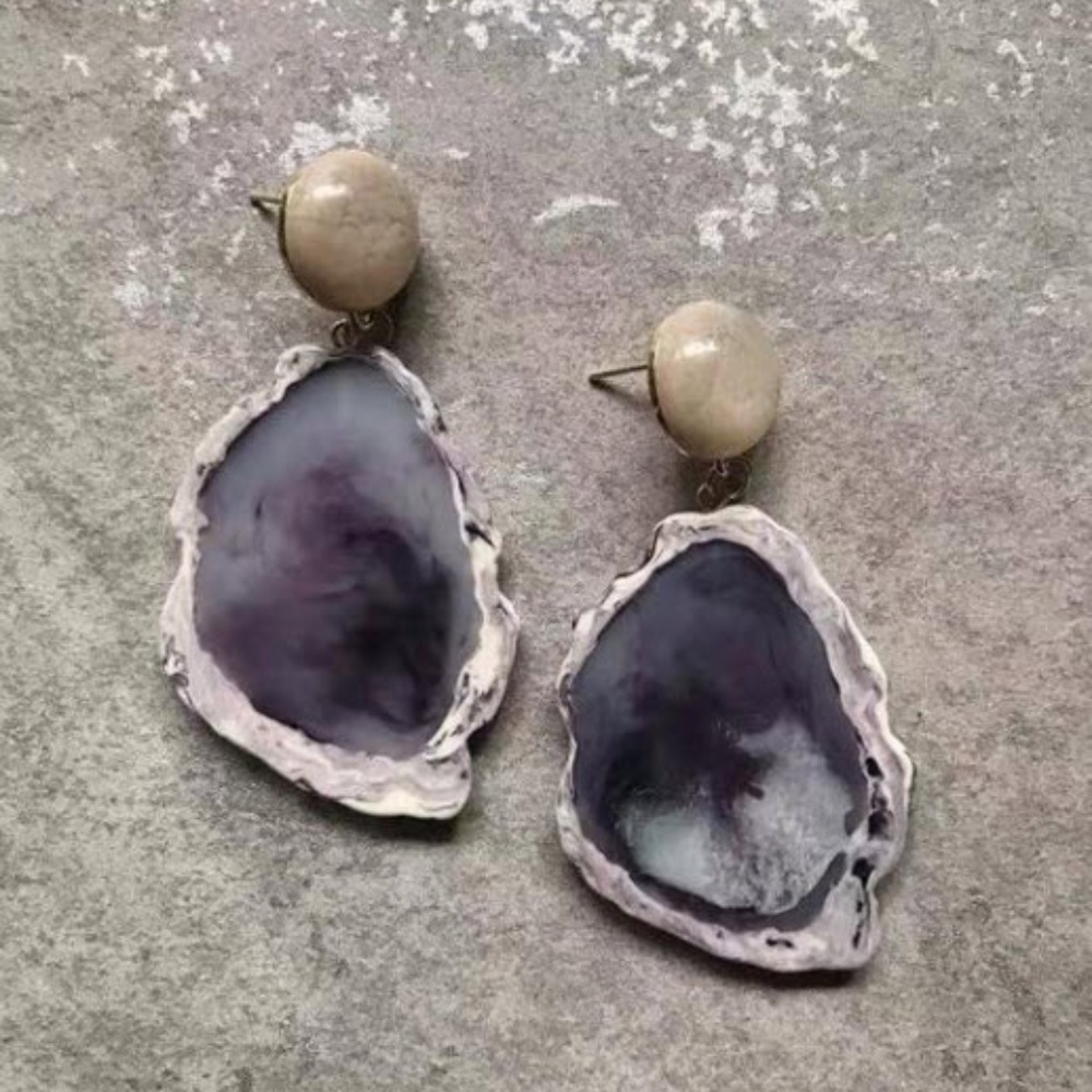 Contemporary Drop Earrings